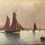 Collection of Four - 19th Century Marine Paintings - Various Artists