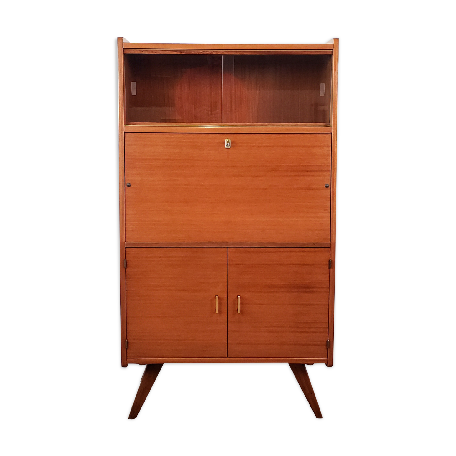 Vintage secretary with compass feet