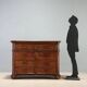 Antique baroque walnut commode, Italy, 18th century