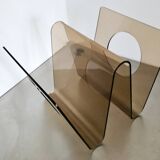 Porte revues vintage 1970 Michel Dumas pour Roche Bobois