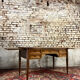 Flat mahogany desk Louis XVI XIX style Century
