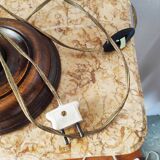 Vintage turned wooden lamp base – France 1950-60