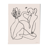 Encre de Chine "Bouquet de roseaux à plumes"