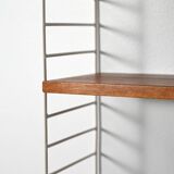 "Hylla" wall shelving system in teak