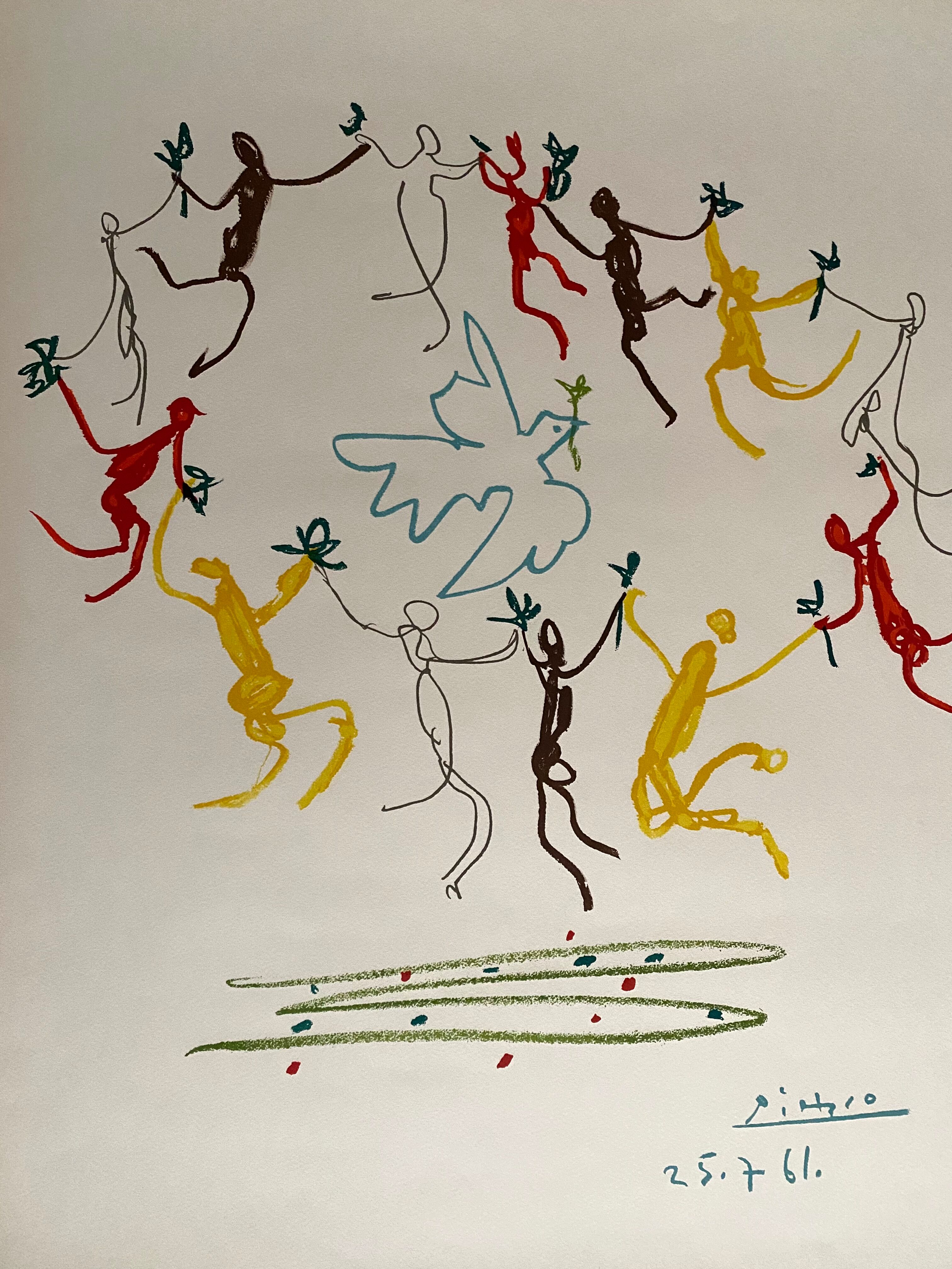 La ronde de la jeunesse - lithograph - 1961