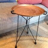 Table d'appoint plateau marocain