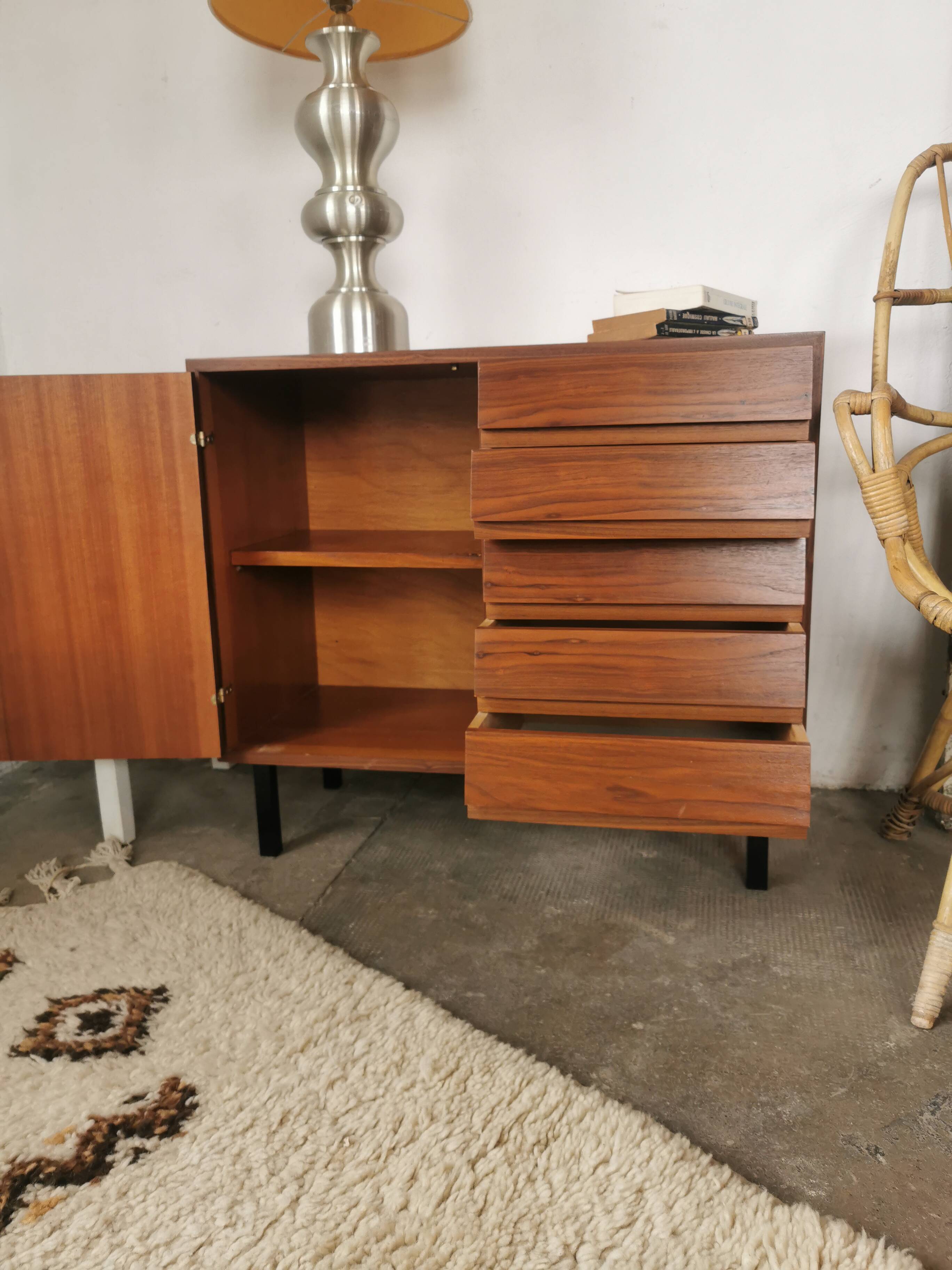 Furniture with drawers and storage, 1960s