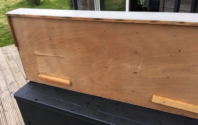 Row of old mailboxes