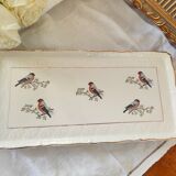 Ceranord St Amand cake dish - bird motifs