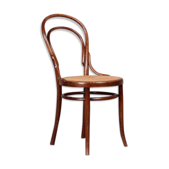 Chaise no.14 by michael thonet for thonet, hêtre courbé assise in cannage, autriche, circa 1859