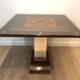 Art Deco centre table with a mirrored eglomisé top in the style of Jules Leleu and Max Ingrand.