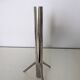 Modernist tripod candle holder in metal, 70s design