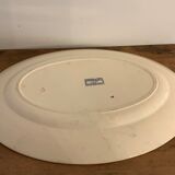 Soupière ravier and dish old blue porcelain Sarreguemines model Groseilles