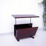 Table d'appoint avec porte revue en palissandre - 1960