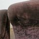 Pair of velvet armchairs from the 70s/80s