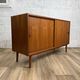 Scandinavian mid-length teak teak row, 60s
