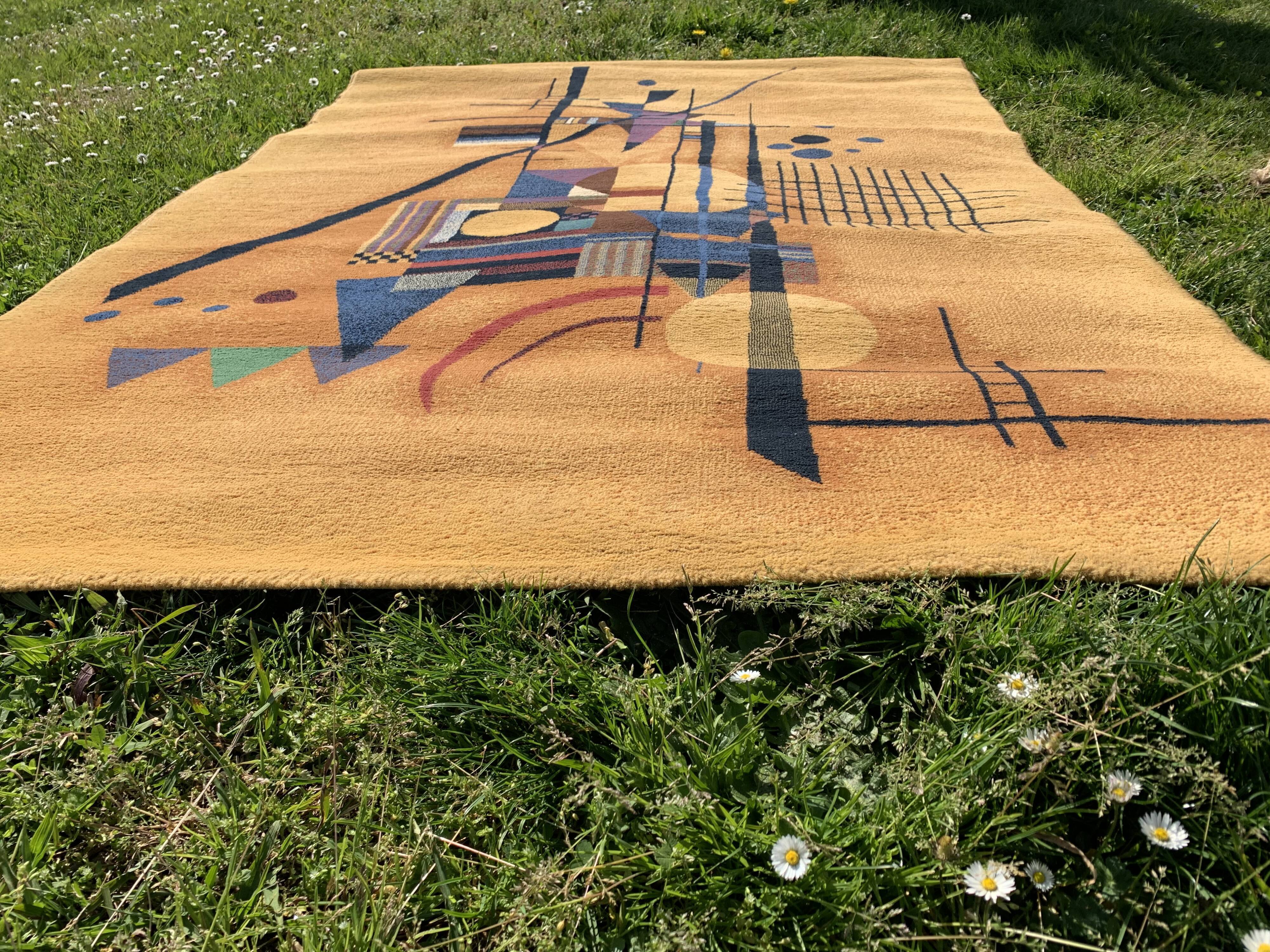 Tapis multicolore 230 x 160 cm formes géométriques