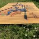 Tapis multicolore 230 x 160 cm formes géométriques