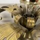 Florentine Gilded Brass Theatre Wall Light, Italy, 1960s