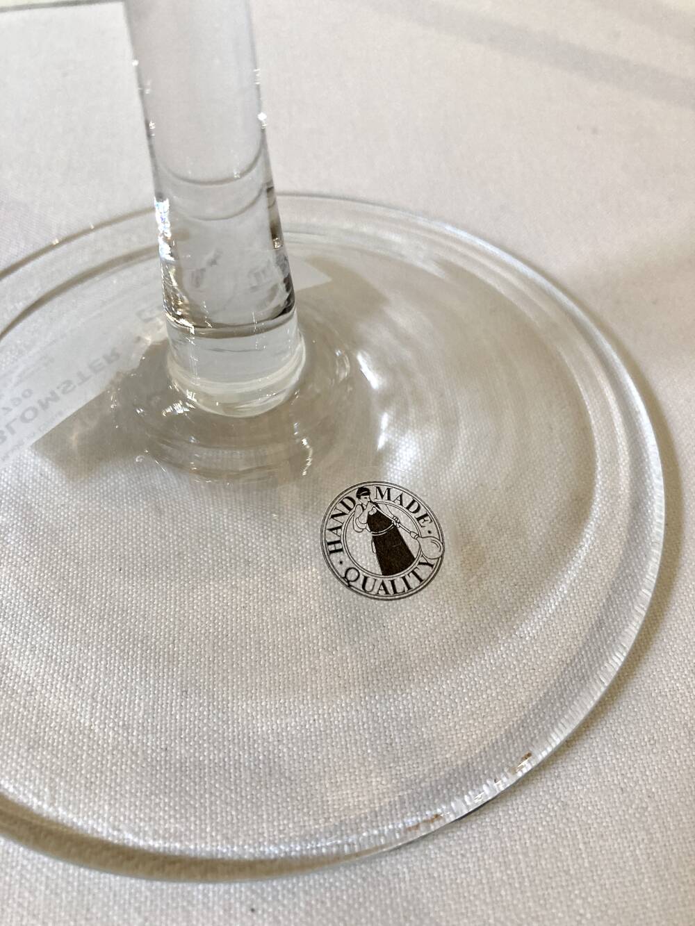 Set of three glass candle holders, Ikea, Blomster, 1999