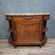 Buffet Art Déco en noyer et marbre brèche – Vers 1930