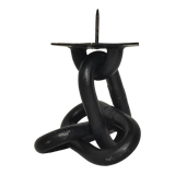 Brutalist "chain" candle holder
