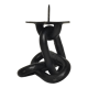 Brutalist "chain" candle holder