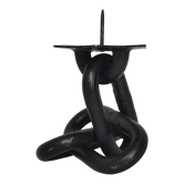Brutalist "chain" candle holder