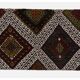 Turkish Handwoven Kilim Tribal Footstool Pouf