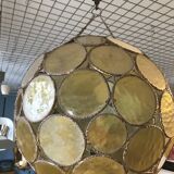 Vintage glass ball pendant light