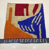 Traditional handcrafted Berber rug, size 140 x 260 cm