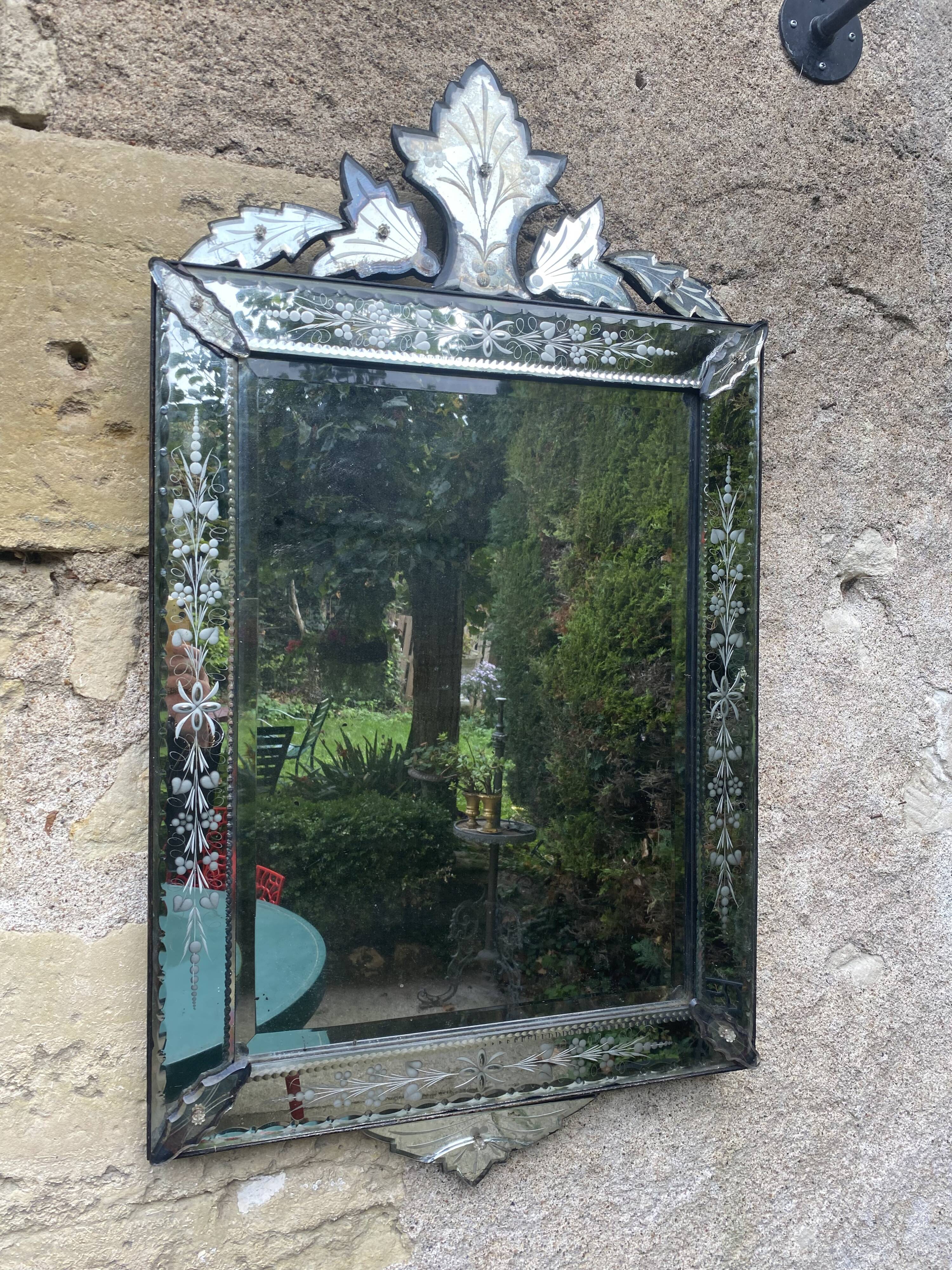 Venetian mirror circa 1900