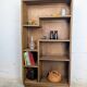 Asymmetrical Art Deco bookshelf