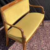 Mahogany bench empire