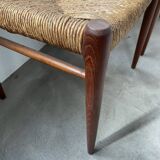 Model 75 straw chairs Niels O. Moller 1950