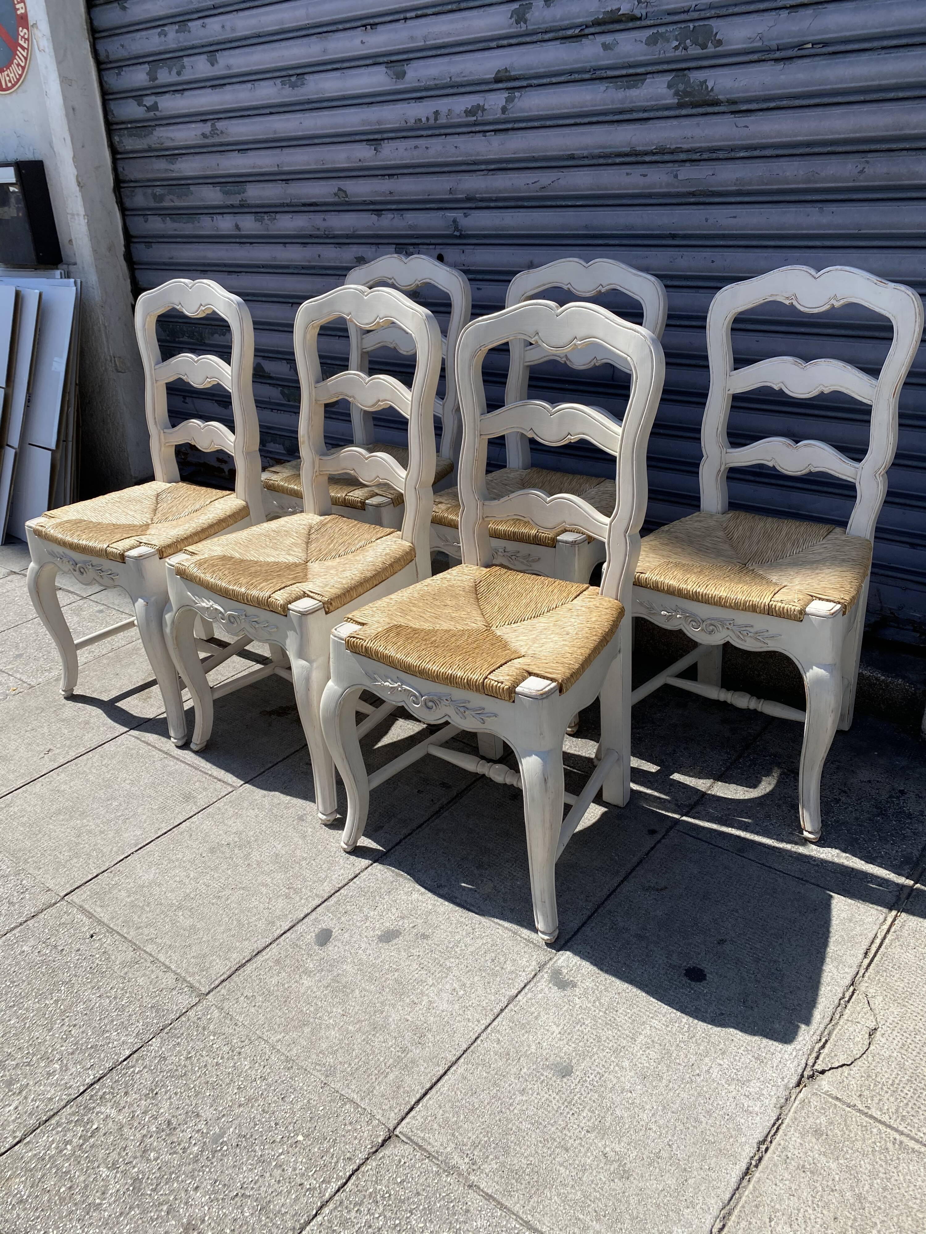 6 Romance Country corner chairs