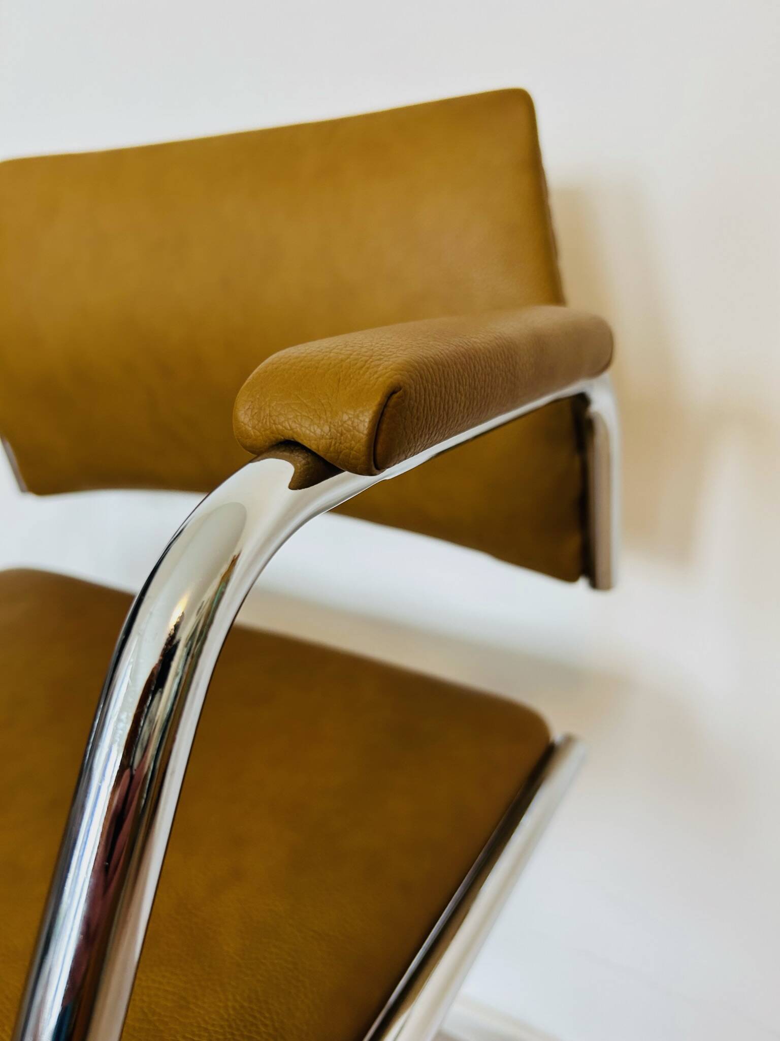 Vintage Mustard Office Chair Model K-380 from Kovona