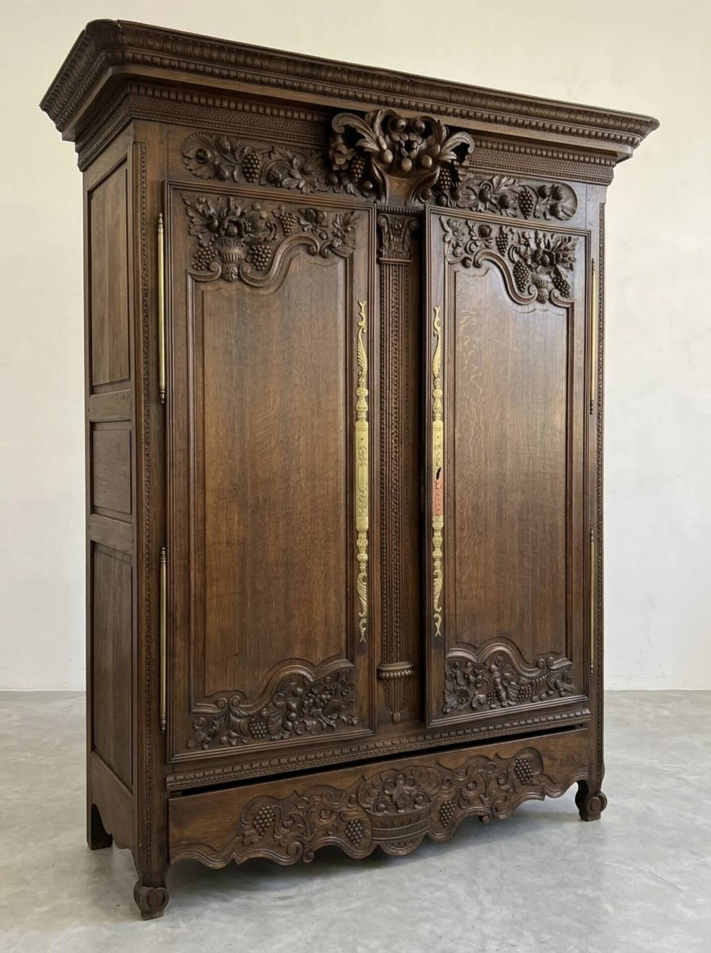 Norman wedding wardrobe oak