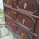 Jacobean style wooden chest of drawers