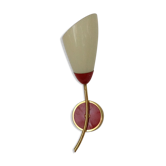 60s red wall light