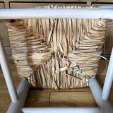 Straw-seated children's chair