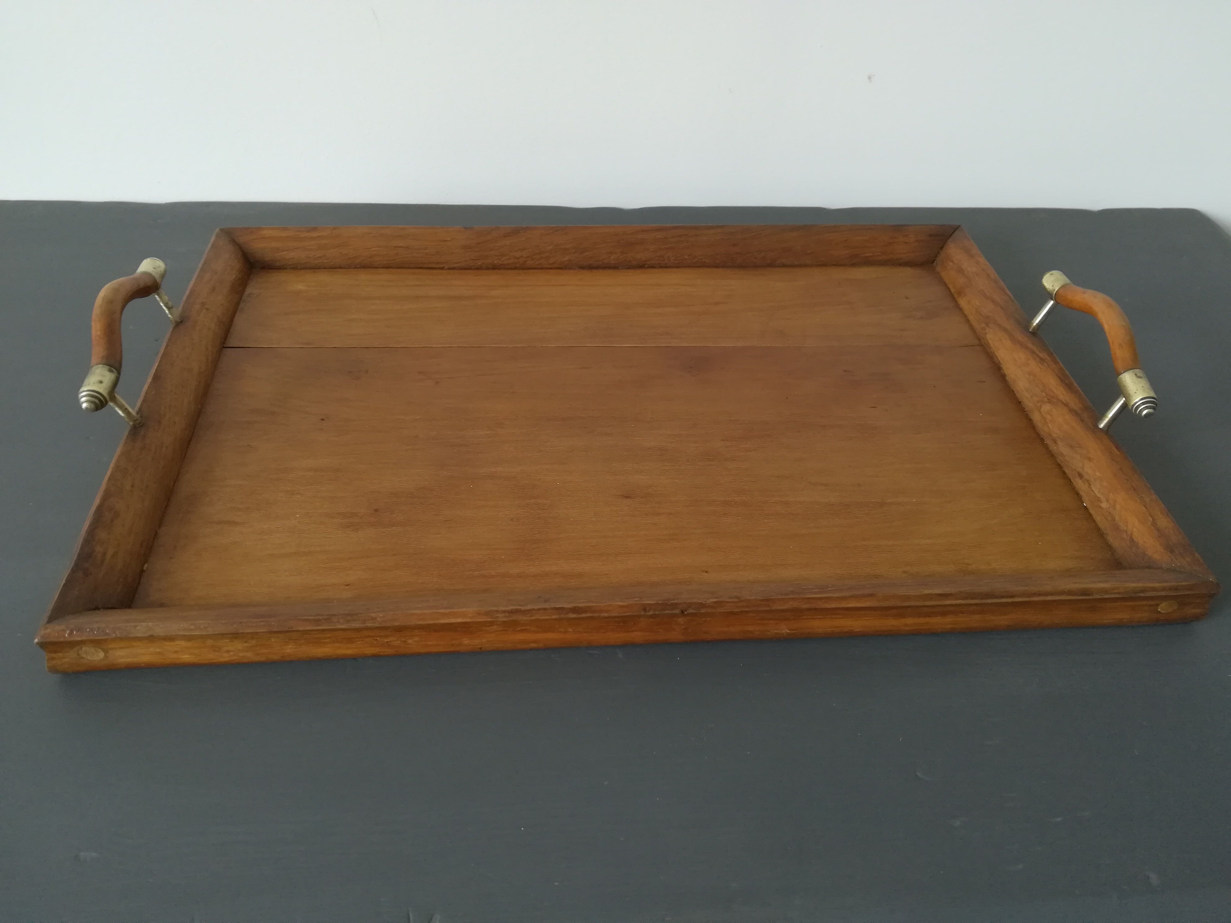 Old wooden tray