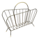 50s vintage gold metal magazine rack