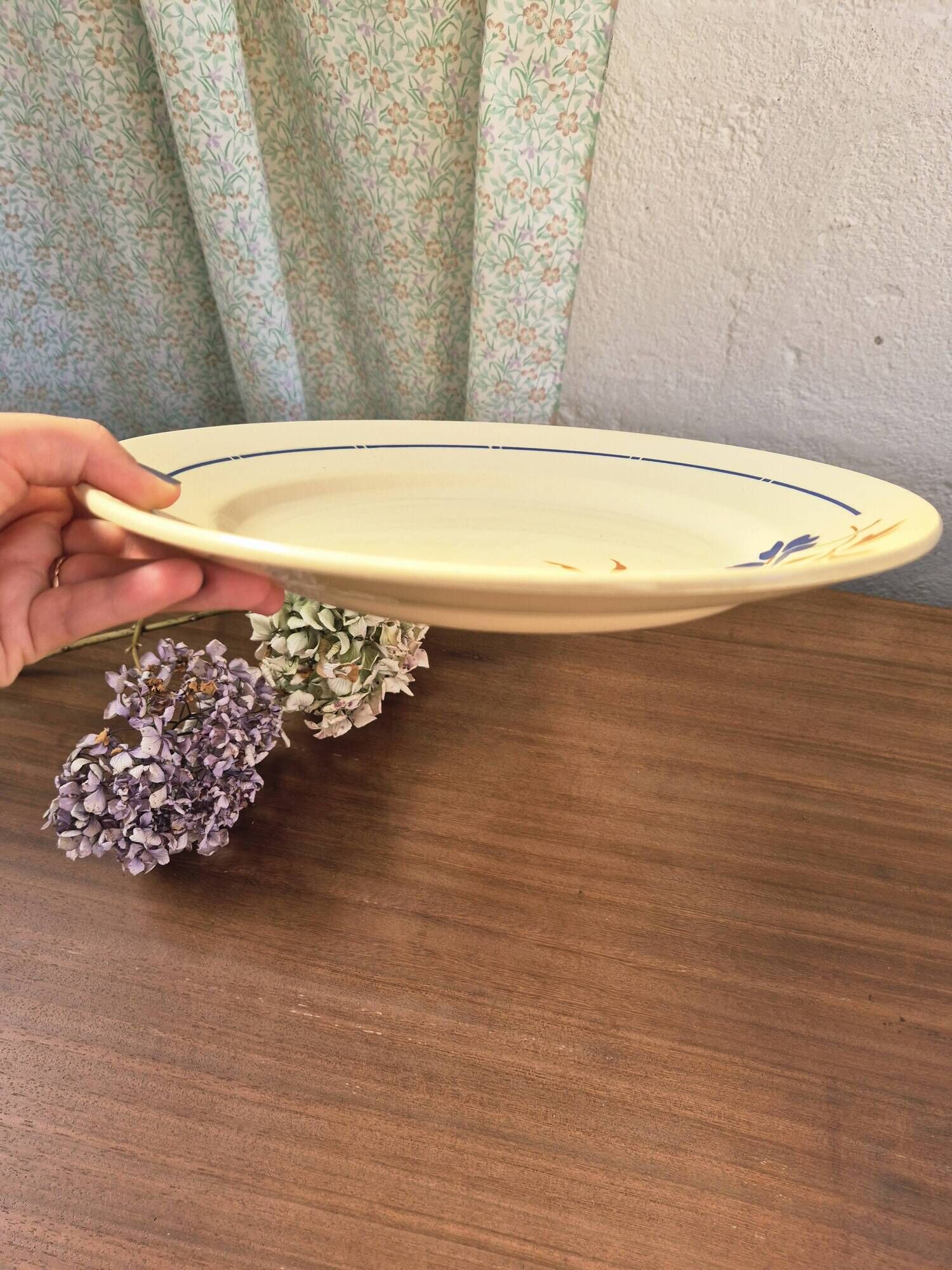 Vintage porcelain plate Badonviller