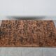 Vintage copper plated brutalist coffee table, 1970s