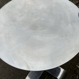 Modern round metal side table