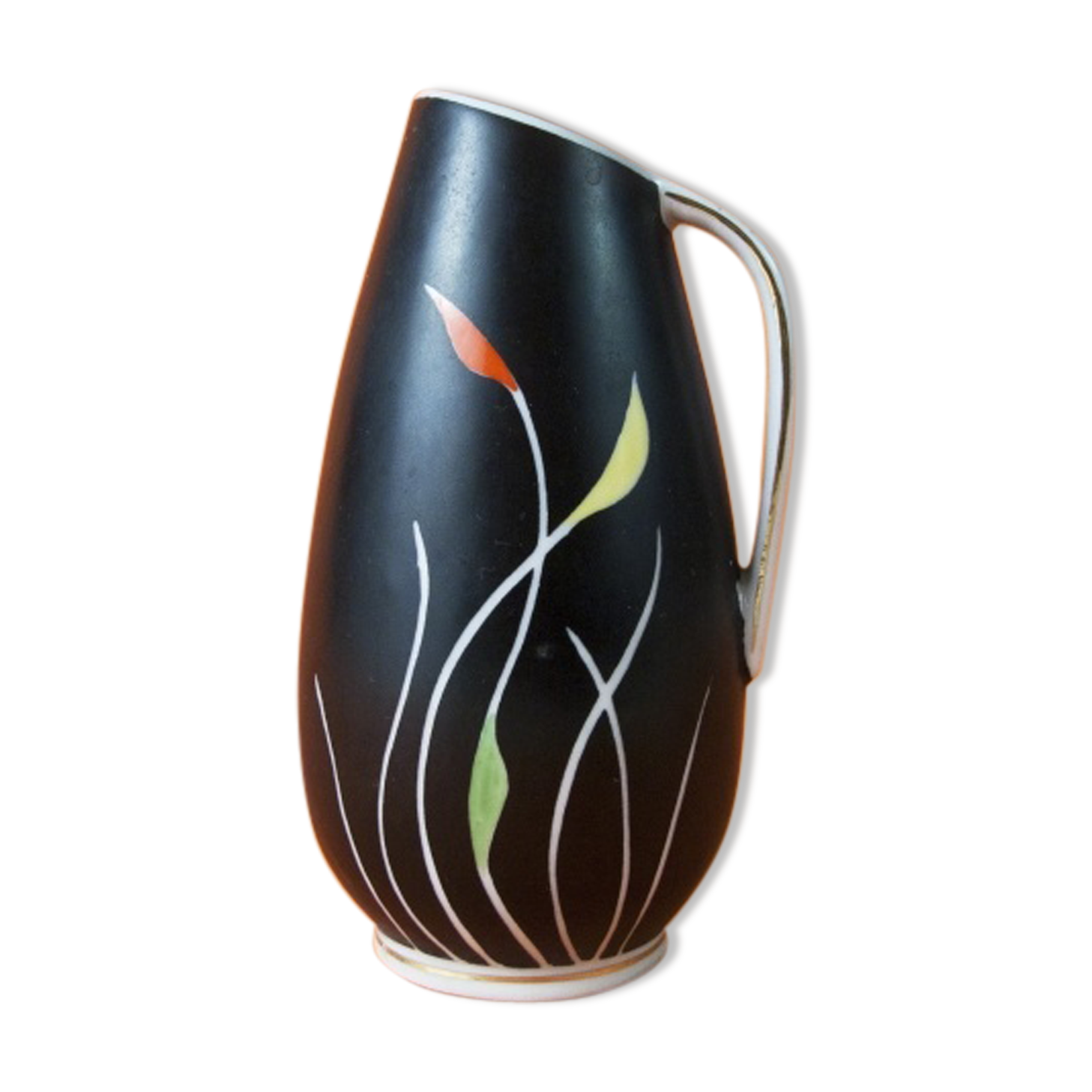 Black vase