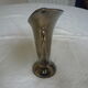 Vase en ceramique irisee marron avec anse