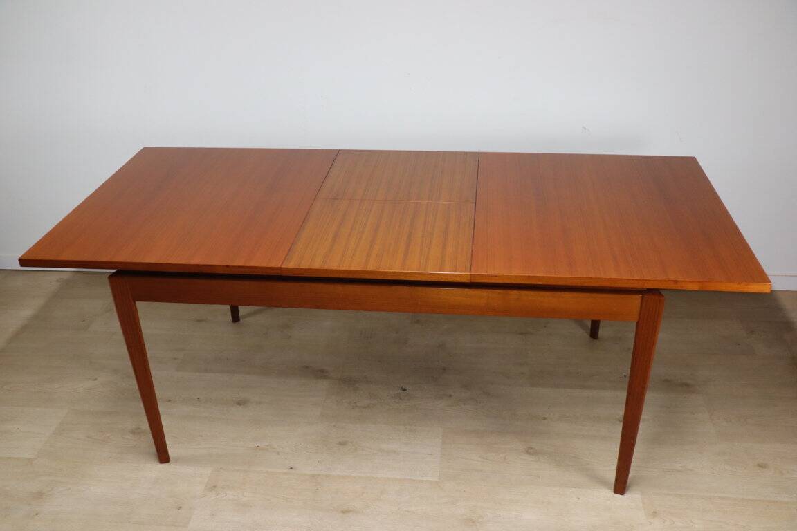 Vintage extendable teak dining table - 1960