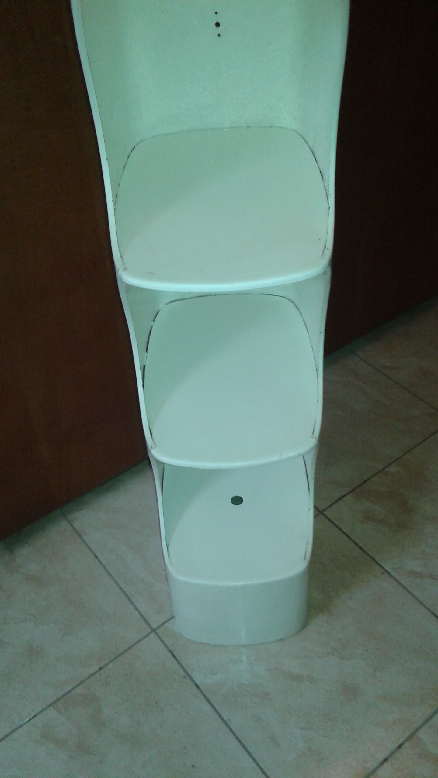 Shelf Rodier in resin and fiber design Valeric Doubroucinskis 1960